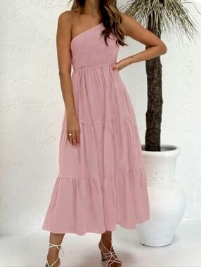 ZESICA 3 Tiered Summer Dress